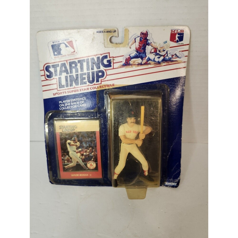 Wade Boggs 1988 Kenner Starting Lineup MLB Action Figure & Baseball Card